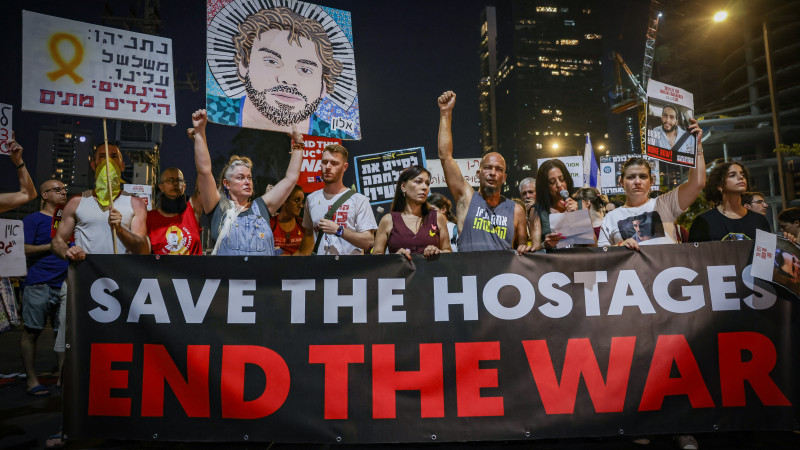 הפגנה לשחרור חטופים