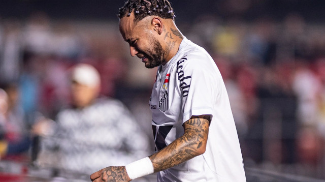 ניימאר, שחקן סנטוס (צילום: GettyImages, Riquelve Nata/Sports Press Photo)