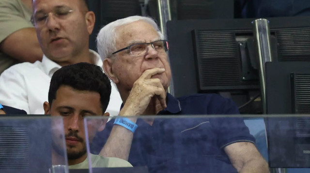 יעקב שחר, בעלי מכבי חיפה (צילום: דני מרון)