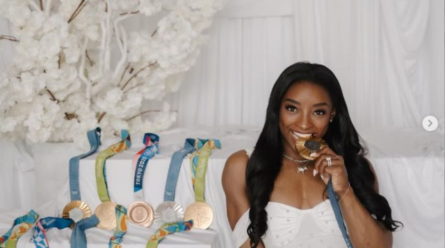 סימון ביילס (צילום: אינסטגרם, צילום מסך)