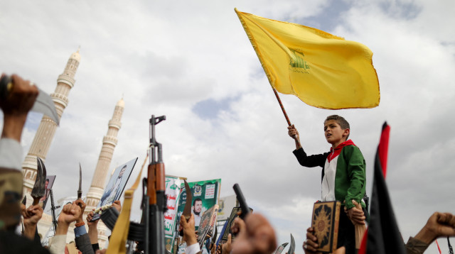 תומכי חיזבאללה (צילום: רויטרס)