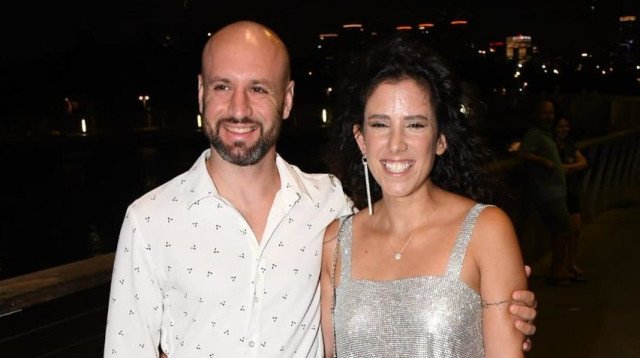 מאי שכטר ומשה יחזקאל (צילום: אביב חופי)