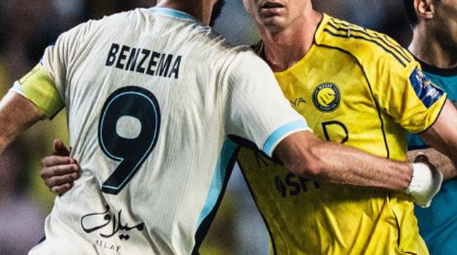 כריסטיאנו רונאלדו וקארים בנזמה (צילום: Lampson Yip - Clicks Images)