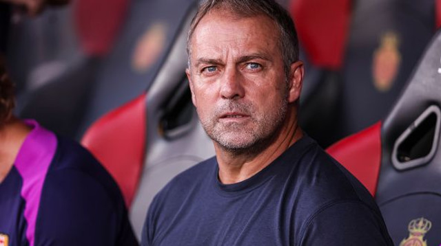 האנזי פליק מאמן ברצלונה (צילום: Europa Press Sports)