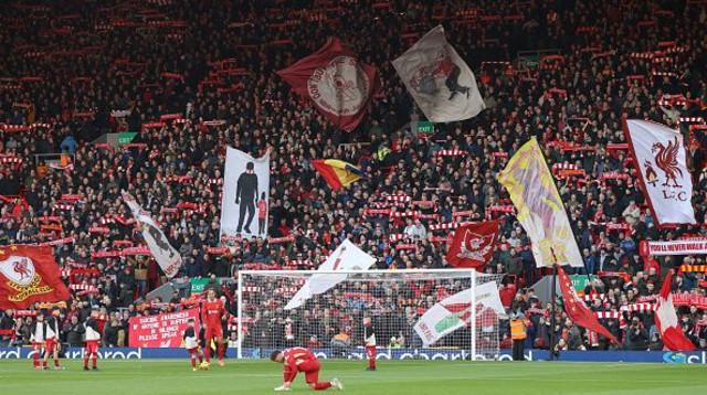 אוהדי ליברפול (צילום: Mark Leech/Offside)