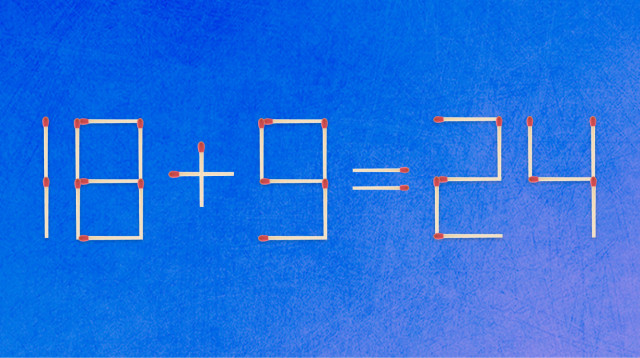 האם תצליחו לפתור את המשוואה באמצעות הזזת גפרור אחד בלבד? (צילום: מערכת מעריב)