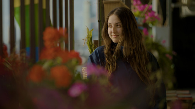 שורדת הנובה שיראל גבאי בסטודיו של מרגו (צילום: ניר דוידזון)