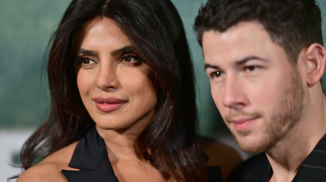 ניק ג'ונאס ופריאנקה צ'ופרה (צילום:  Roy Rochlin/Getty Images)