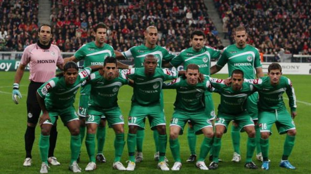 הרכב מכבי חיפה בליגת האלופות 2009/10 (צילום: Lars Baron)