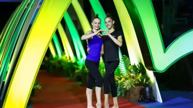 סומקין ומוניץ, הלילה (צילום: אתר רשמי, Ulrich Fassbender, באדיבות איגוד ההתעמלו)