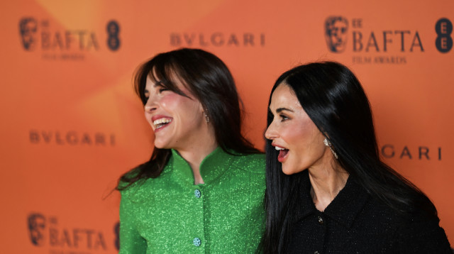 דמי מור והבת סקוט ויליס (צילום: רויטרס)