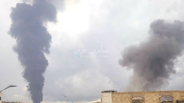 תקיפה בתימן (צילום: רשתות חברתיות)