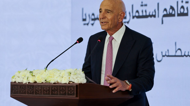 טום ברק בסוריה (צילום: REUTERS/Khalil Ashawi)