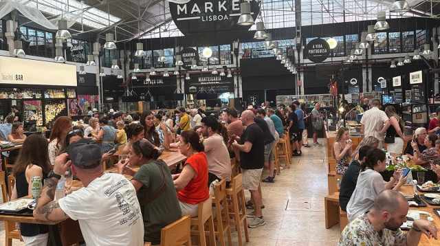 שוק האוכל בליסבון (צילום: משה נסטלבאום)