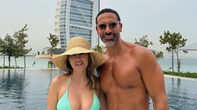 ריו וקייט פרדיננד בדובאי (צילום: צילום מסך, אינסטגרם)