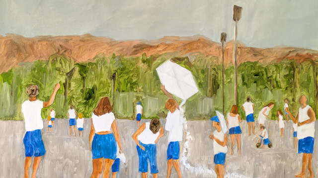 עפיפוניאדה בקיבוץ, תערוכת המרחב השלישי בפנוכו  (צילום: טל גולדמן)