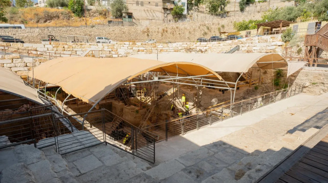 חפירות בעיר דוד (צילום: רשות העתיקות,ליאור דסקל, עיר דוד)