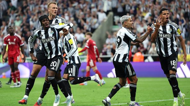 שחקני ניוקאסל (צילום: Getty images)