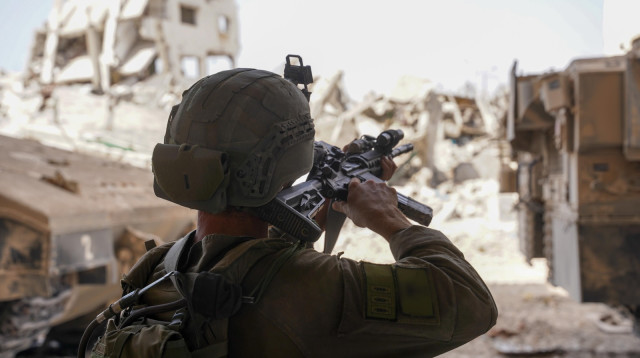 כוחות גבעתי בג'באליה (צילום: דובר צה"ל)