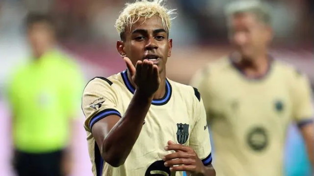 לא עבד קשה. ימאל (צילום: רויטרס)