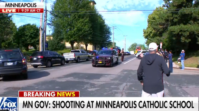 ירי בבית ספר קתולי במיניאפוליס מינסוטה (צילום: צילום מסך רשת X)
