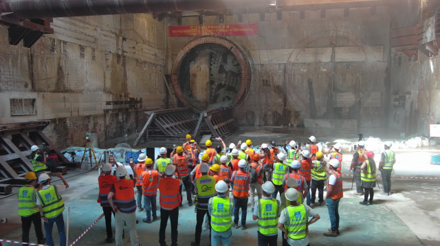 עבודות ברכבת הקלה (צילום: נת"ע)