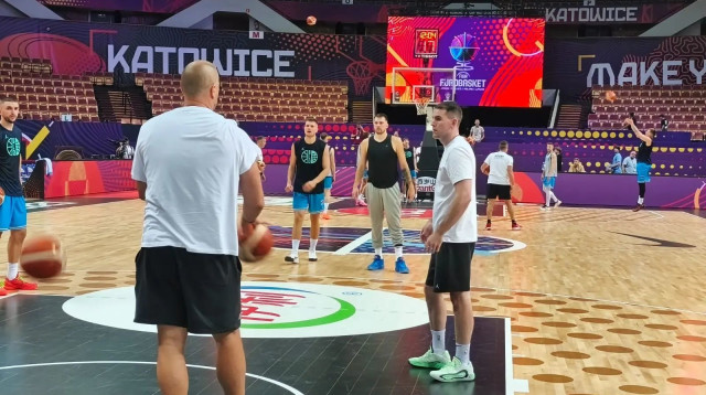 לוקה דונצ'יץ', נבחרת סלובניה (צילום: מערכת וואלה, אור שקדי, שליחנו לפולין)