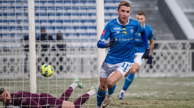 ולדיסלב ונאט שחקן דינמו קייב, דצמבר 2023 (צילום: GettyImages, Global Images Ukraine)