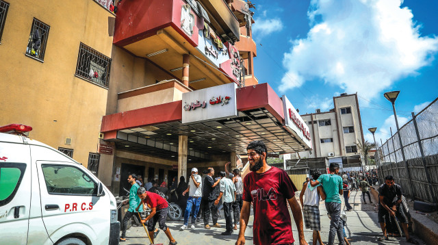 בית החולים "נאצר" בח'אן יונס (צילום: עבד רחים חטיב, פלאש 90)