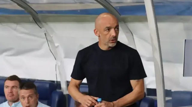 הקבוצה שלו הוכיחה שהיא למדה את הלקח מהמפגש עם אולימפיאקוס. לאזטיץ' (צילום: אתר רשמי, מכבי תל אביב בכדורגל)