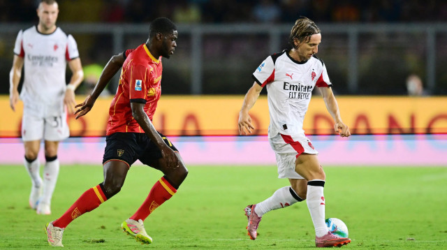 לוקה מודריץ', שחקן מילאן (צילום: רויטרס)