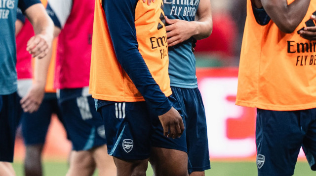 שחקני ארסנל מיילס לואיס-סקלי, מקס דאומן (צילום: GettyImages, Lampson Yip - Clicks Images)