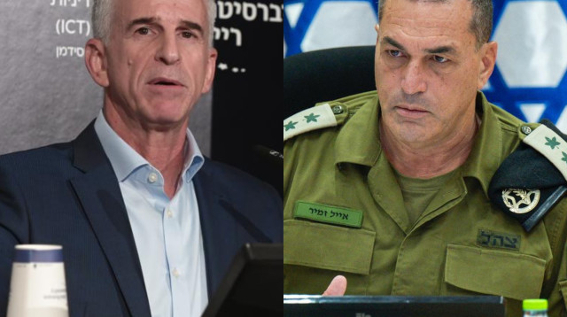 אייל זמיר, דדי ברנע (צילום: אבשלום ששוני,דובר צה"ל)