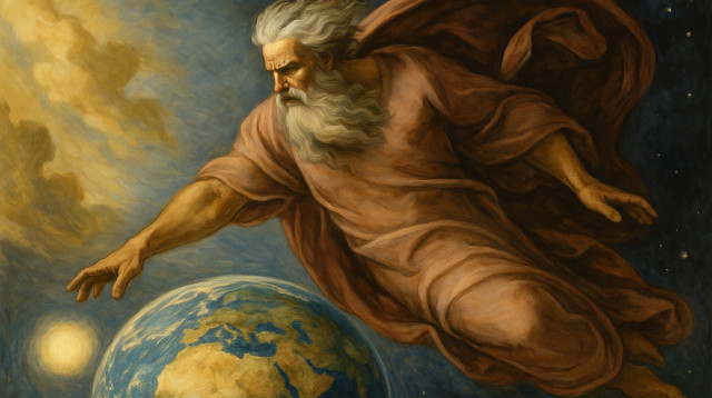 אילוסטרציית בריאת העולם. דתיים אולי לא יאהבו את הממצאים (צילום: מעריב אונליין)