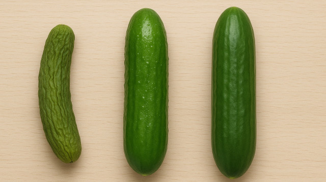 ניסוי המלפפונים של מכון וולקני (צילום: עיבוד מחשב: מעריב אונליין)