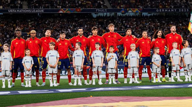 שחקני נבחרת ספרד (צילום: Getty images)