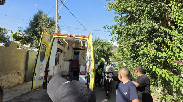 ניידת מד"א בלוד (צילום: תיעוד מבצעי מד"א)