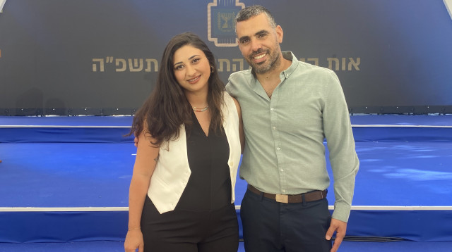 נוי פרי ואליאסף פרץ  (צילום: עמותת האחים שלנו)