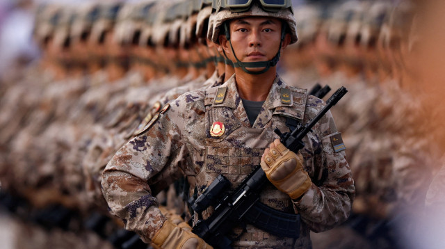 מצעד הכוח של סין, 80 שנה לסיום מלחמת העולם השנייה (צילום: רויטרס)