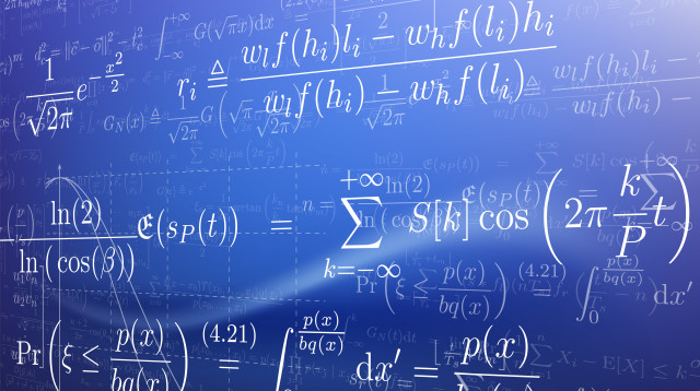 לא חייבת להיות אויב. נוסחאות מתמטיקה (צילום: אינג'אימג')