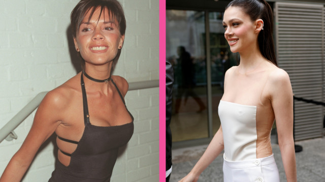 ויקטוריה בקהאם, ניקולה פלץ (צילום: Claudio Lavenia/Getty Images,Dave Hogan/Getty Images)