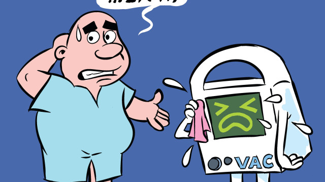 השבוע בו נפרדתי ממכשיר ה-V.A.C (צילום: איור: איציק סמוכה)