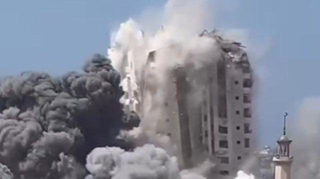 תקיפה בעזה  (צילום: ללא קרדיט)