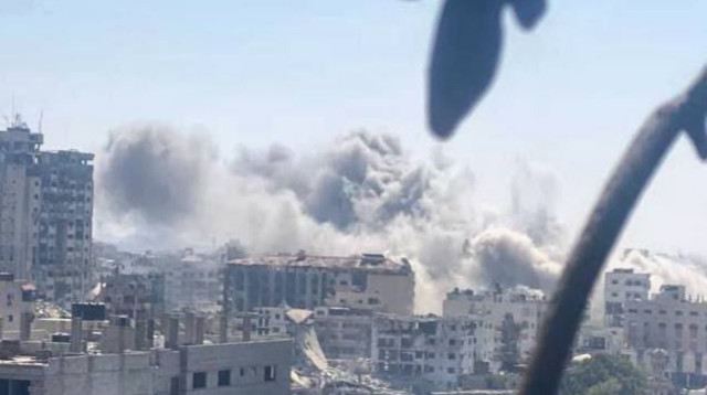 תקיפה ברצועת עזה (צילום: רשתות ערביות, שימוש לפי סעיף 27 א')