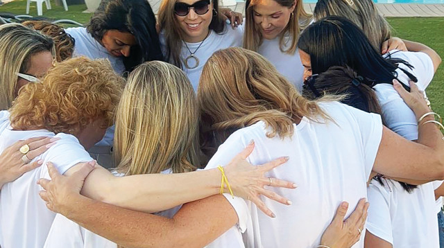 נשות עמותת "אחותי" (צילום: אפרת כהן)