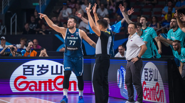 שחקן נבחרת סלובניה לוקה דונצ'יץ' (צילום: GettyImages, Massimo Ceretti)