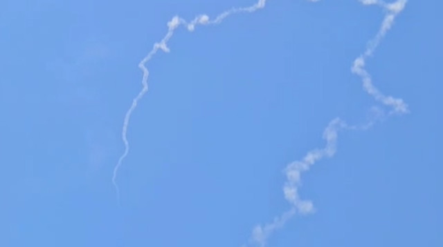 יירוט הכטב"ם (צילום: ללא קרדיט)