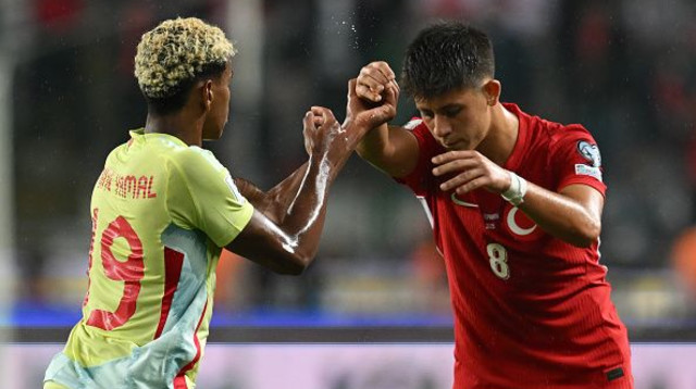 לאמין ימאל וארדה גולר (צילום: Gettyimages)