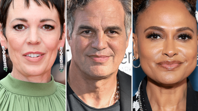 בין חותמי העצומה: אווה דוברני, מארק רופאלו, אוליביה קולמן (צילום: Getty images)