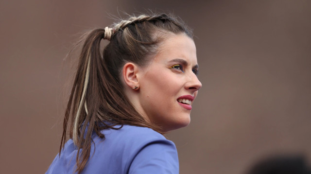 ירוסלבה מהוצ'יך, קופצת לגובה אוקראינית (צילום: GettyImages, Maja Hitij)